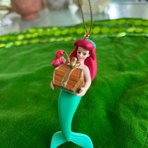 Disney The Little Mermaid Christmas Tree Ornament Ariel Vintage Grolier 90s